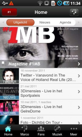 Marco Borsato heeft een App